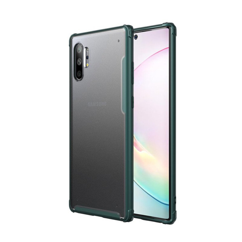 Frosted All-inclusive Armor Anti-fall Mobile Phone Case Cover for Samsung Note10+ Dark green_Samsung S10-image-OPC-P6ZBGG9-NEW