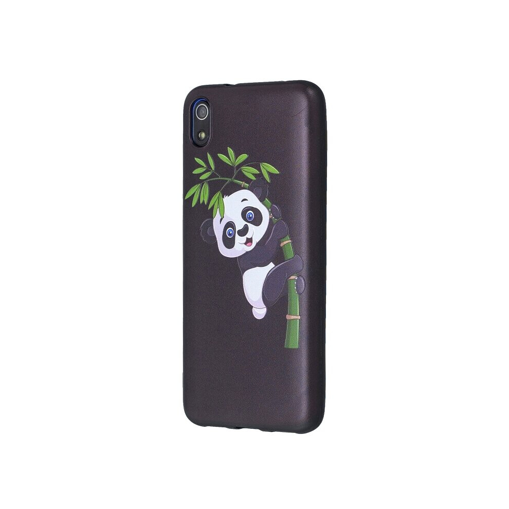 2Pcs For Xiaomi Redmi 7A Embossed Painted Pattern Tpu Case(Panda And Bamboo) 700000637847