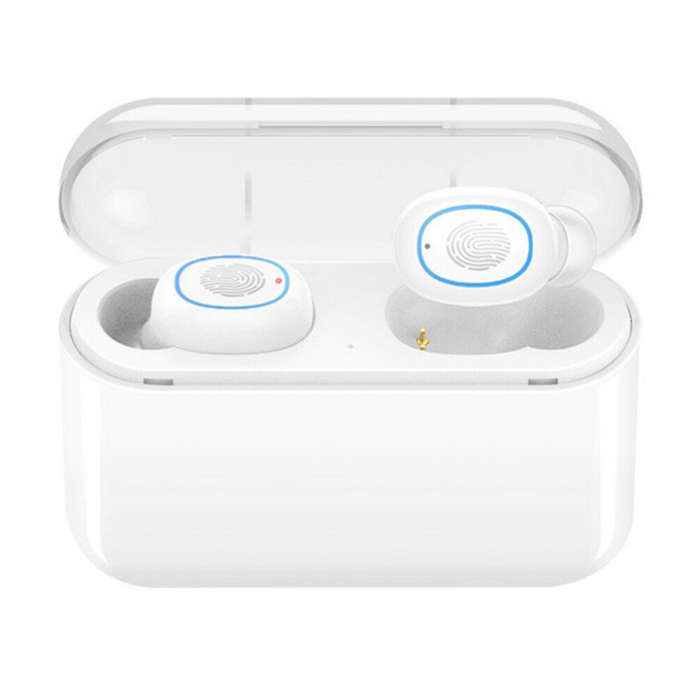 Tws Bluetooth 5.0 Earphones Headphones In-Ear Headset Sports Earbud For Android Ios All Smart Earphone 1500 Mah White 700000592856