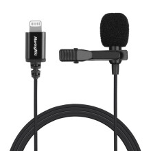 Professional Lapel Microphone for iphone Mobile Phone Collar-clip Microphone Apple interface