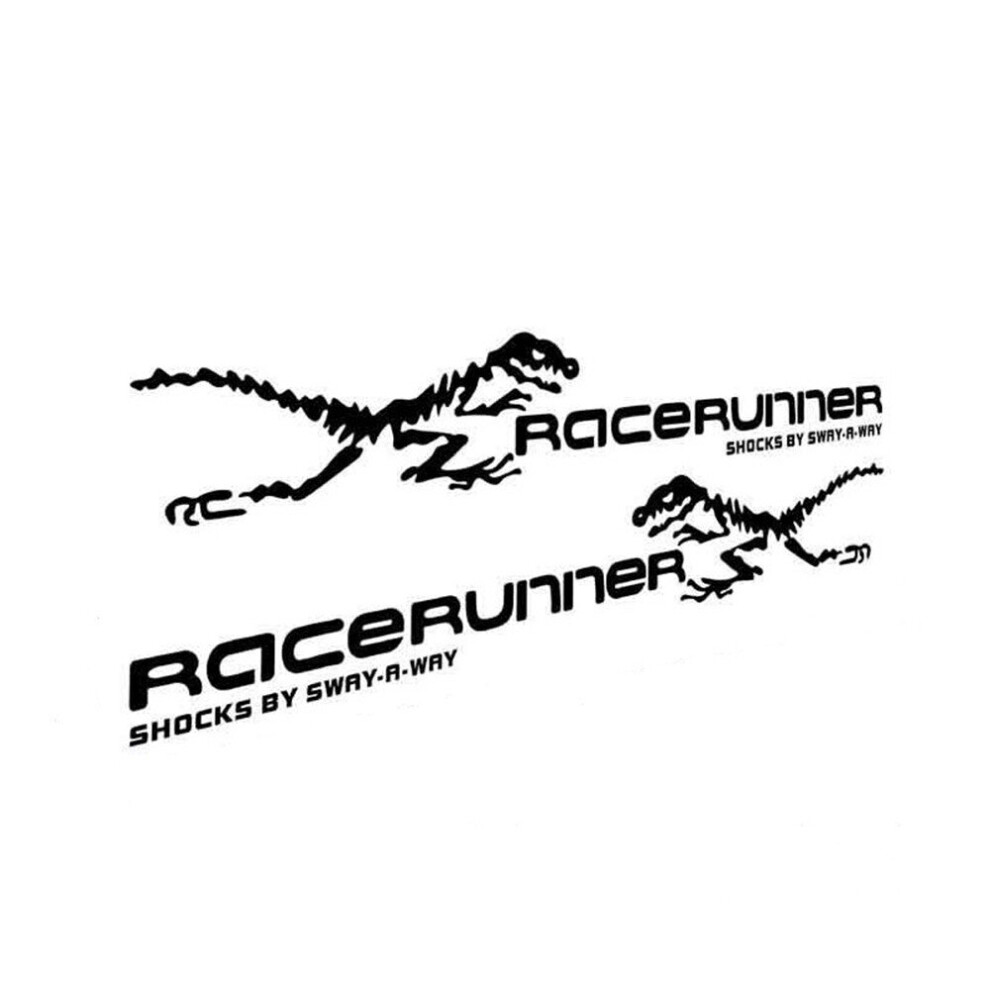 3Set 3D Dinosaur Totem Decoration Reflective Decals Car Stickers Styling Decal White 7061857200541