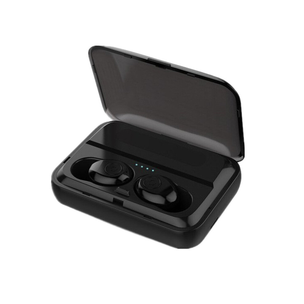 Bluetooth Earphones V5.0 Wireless Headphone Hifi Earbuds Stereo Bass Headset With Mic Black 700000577877