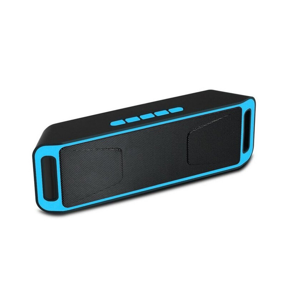 Wireless Tooth Speaker Column Stereo Subwoofer Usb Speakers Built-In Mic Bass Mp3 Player Sound Box Blue 700000580150