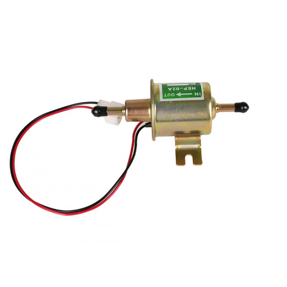 12V Hep-02A Universal Electronic Fuel Pump For Motorcycle Golden/Silver 7061857202828