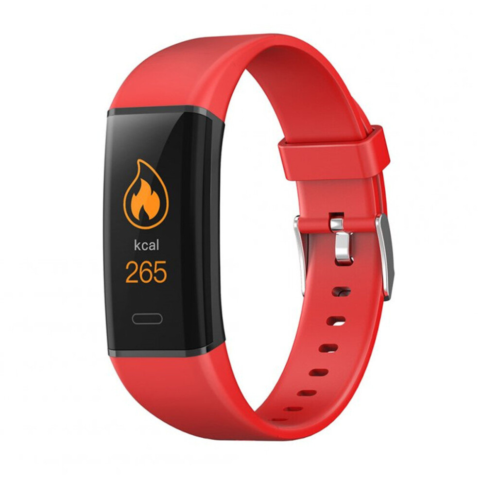 Smart Bracelet Mk05 Sports Health Bracelet Bluetooth Step-Counting Heart Rate And Blood Pressure Monitoring Red 700000582895