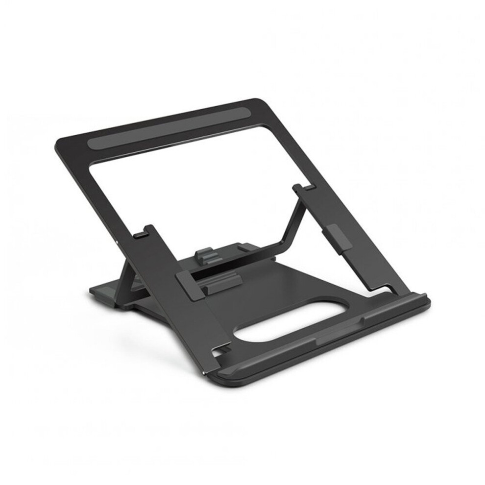 Multi Function Alluminum Alloy Portable Laptop Holder Folding Computer Riser Cooling Cooling Holder Black 700000587876