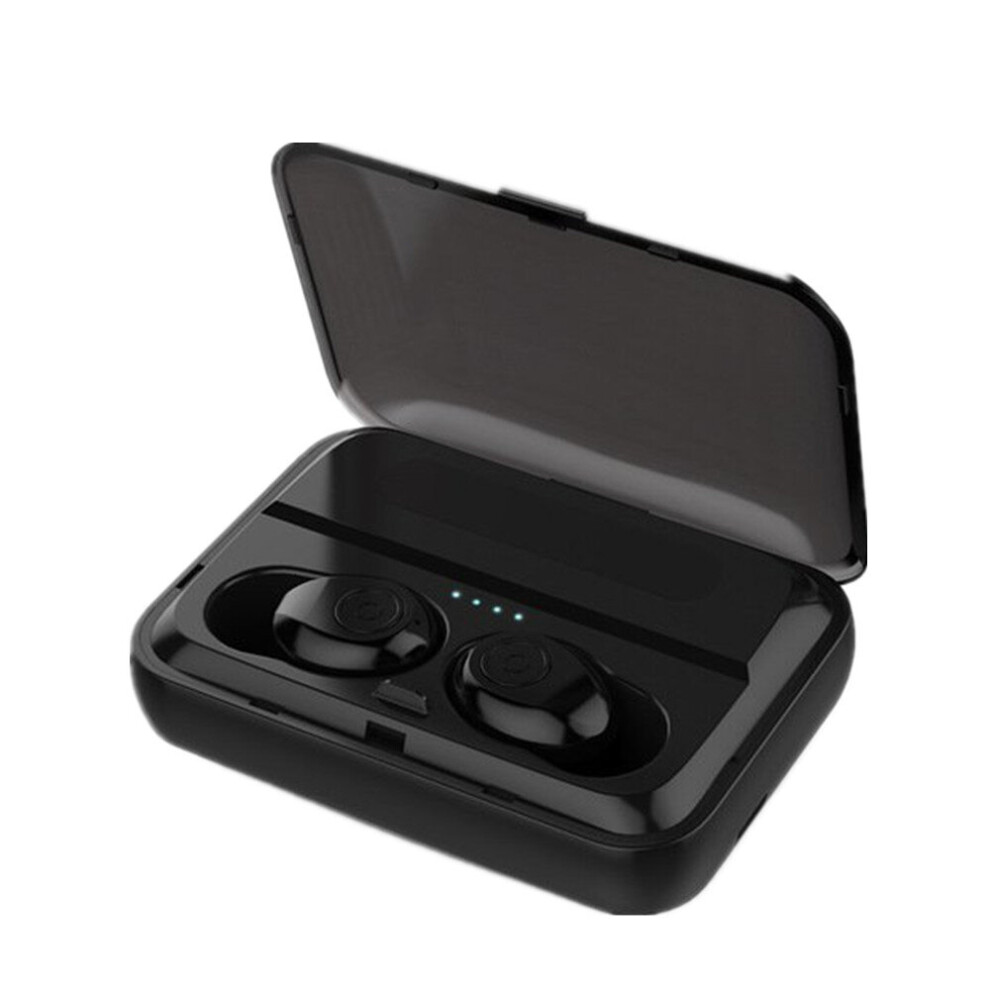 F9 Tws Bluetooth Earphones V5.0 Wireless Headphone Hifi Earbuds Stereo Bass Headset With Mic Black 700000577884
