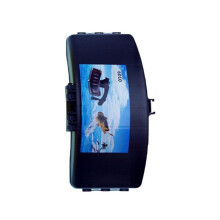 Outdoor ABS Carry Waterproof Accessories Storage Case Portable Box Waist Belt Fish Bait Box Tackle Holder Lures Folding