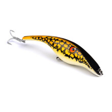 1PCS  140mm 42g Undberg Stalker Musky Muskie Pike Bass Lure Bait Wobbler 3D Eyes Floating Crank Jerk Troll