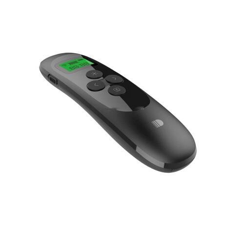 DSIT021 2.4GHz Wireless Presenter PowerPoint Clicker Representation Remote Control Pointer with LCD Display, Control Distance: 100m