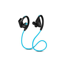 K98 Sports Waterproof Bluetooth Headphones with CSR Chip - IPX7, Handsfree Mic, 2-Device Switch, Stereo Sound (Blue)