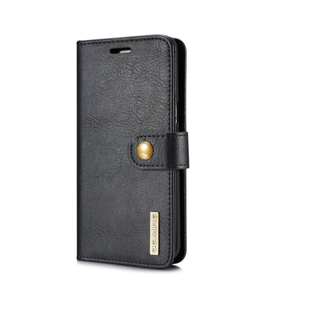 For Galaxy S8+ Crazy Horse Texture Horizontal Flip Detachable Magnetic Protective Case With Holder & Card Slots & Wallet(Black) Black 700000662962