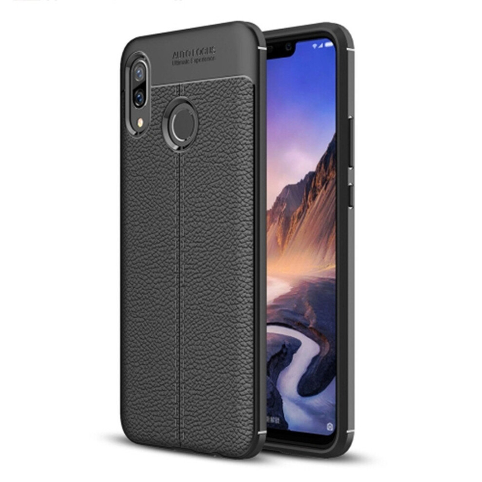 Litchi Texture Tpu Shockproof Case For Huawei Nova 3 (Black) Black 700000655414
