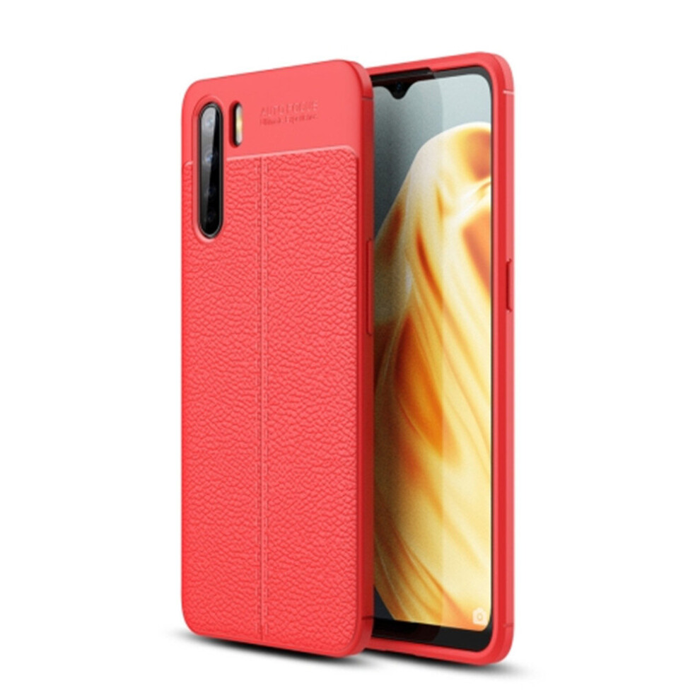 For Oppo A91 Metal Ring Holder 360 Degree Rotating Tpu Case(Red) Red 777178624870
