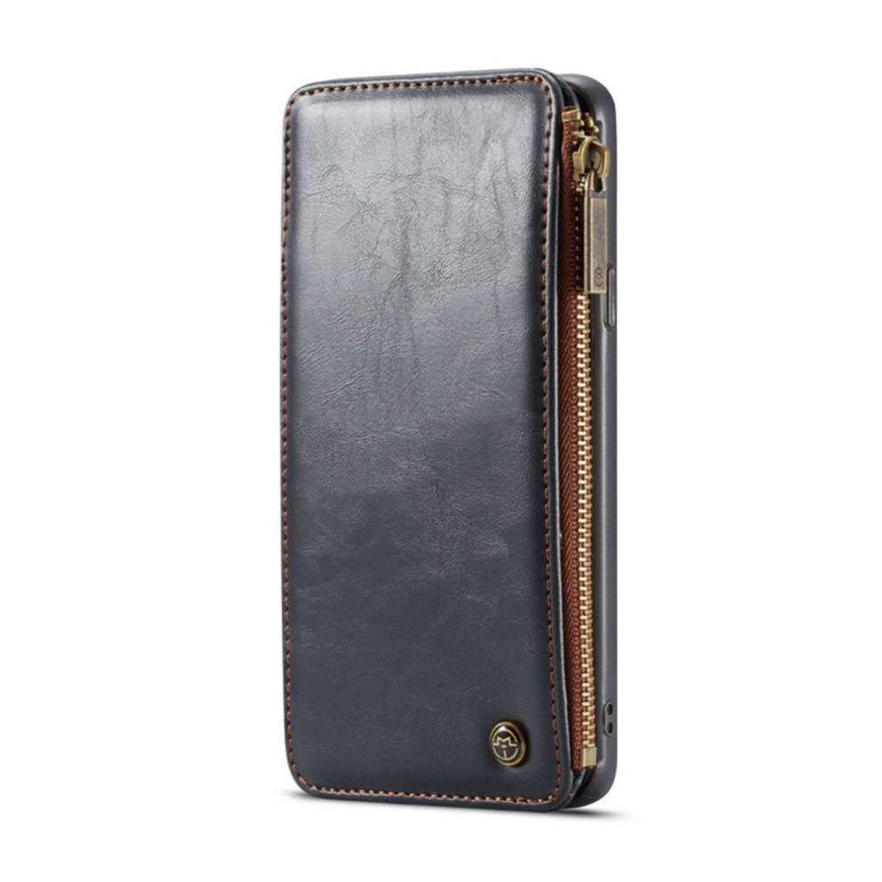 Detachable Multifunctional Horizontal Flip Leather Case For Galaxy S9 Plus, With Holder & Card Slots & Zipper Wallet (Black) Black 700000660432
