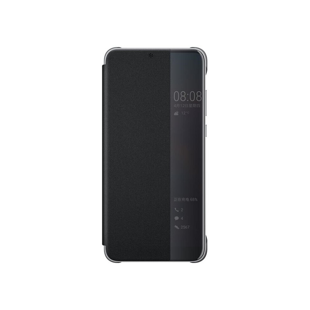 Pc + Pu Horizontal Flip Case For Huawei P20 Pro With Smart View Window And Sleep Wake-Up Function 700000668018