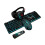 Illuminated Gaming Mouse Keyboard Pad Headset Mechanical Wired USB Keyboard Set Computer Desktop Monochromatic Light black 1