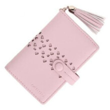 Fashion Laser Hollow Out Card Holders Women Credit Card Wallet Small Tassel Business Id Card Holder Purse Case