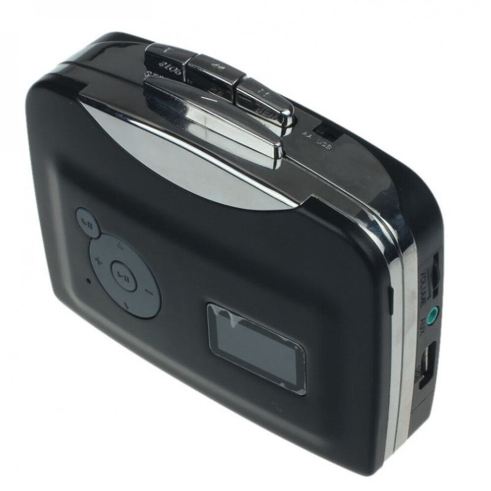 Cassette Player Record Player Portable Tape To Audio Mp3 Format Converter To Usb Flash Drive - Black 7061857298142