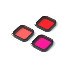 Deep Diving Lens Filters for Gopro Hero 8 Waterproof Housing Case Filter Kit Camera Accessories 3pcs