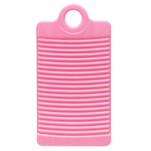 5Pcs Plastic Non-slip Mini Home Wash Clothes Thickened Hand Grip Washboard Pink