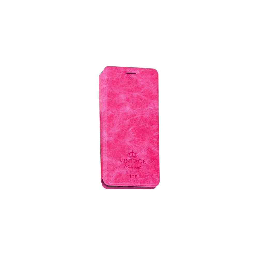 For Vintage Huawei P10 Crazy Horse Texture Horizontal Flip Leather Case With Card Slot & Holder (Magenta) Magenta 700000670509