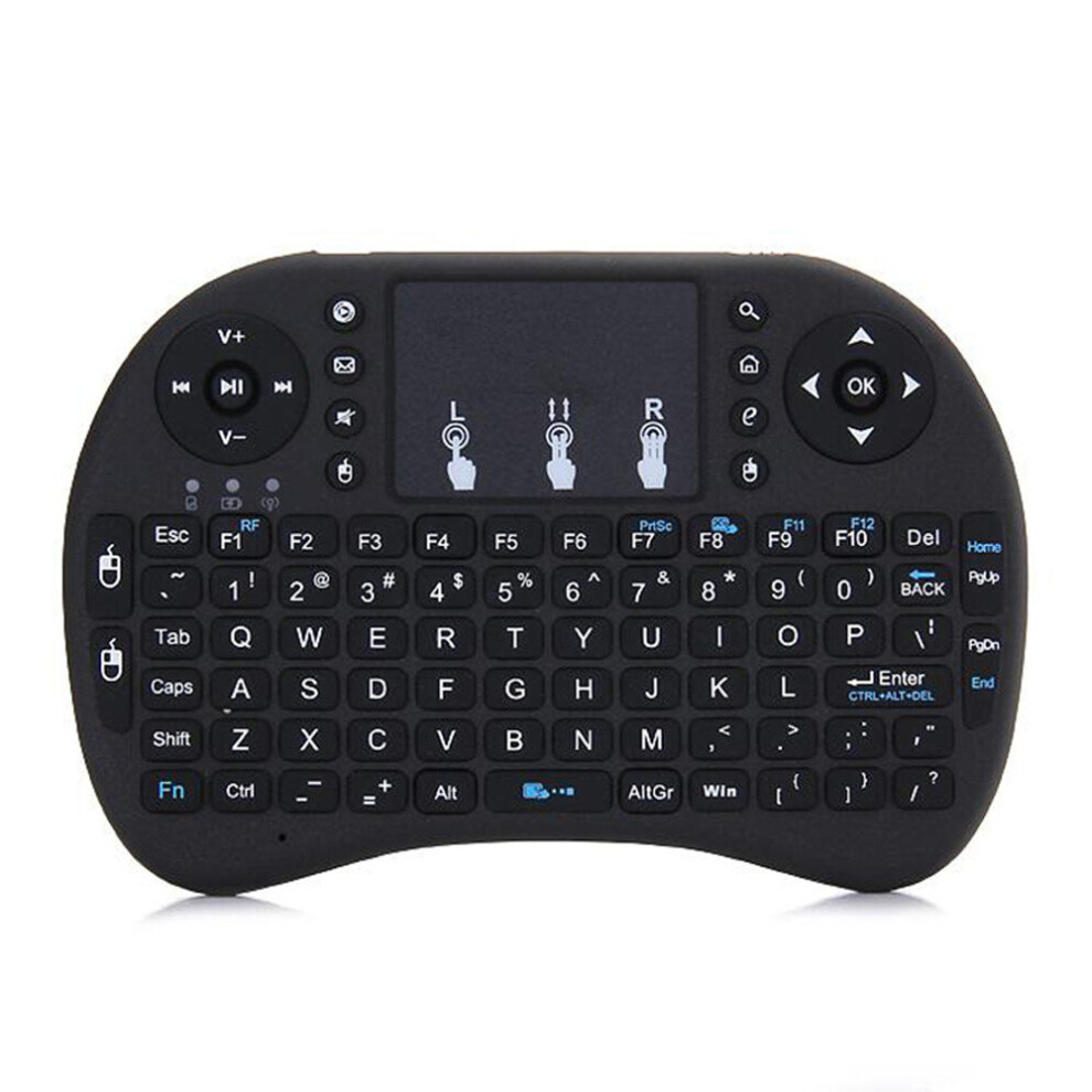 I8 Mini Wireless Keyboard Backlit English Russian French Spanish 2.4Ghz Air Mouse Remote Touchpad For Android Tv Box Pc 7061857285739
