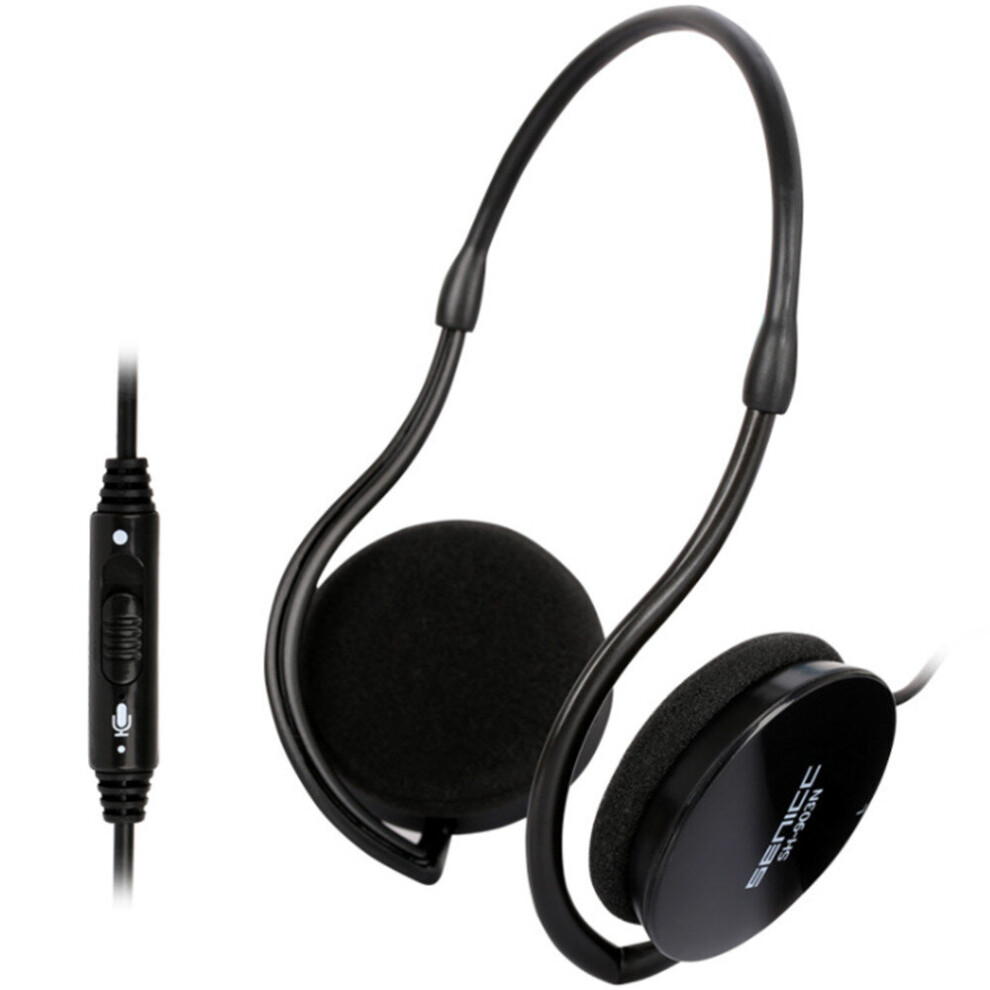 Sport Stereo Bass Neckband Music Headset Over-Ear Headphone With Mic For Mobile Phone Smartphone Earphone Light 7061857278236