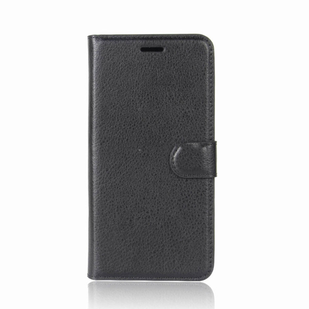 2 Pcs For Galaxy C7 Litchi Texture Pu +Tpu Horizontal Flip Leather Case With Holder & Card Slots & Wallet(Black) Black 777178622517