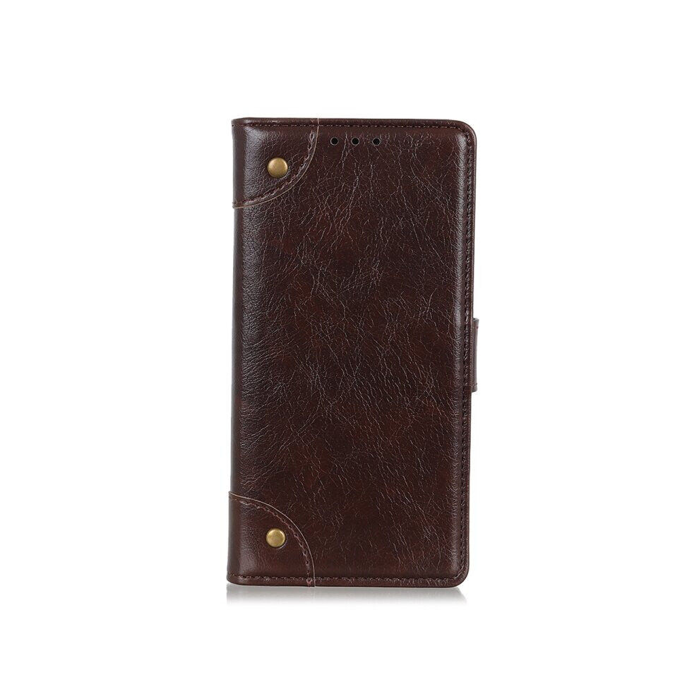 For Huawei P40 Pro Copper Buckle Nappa Texture Horizontal Flip Leather Case With Holder & Card Slots & Wallet(Coffee) 777178624887