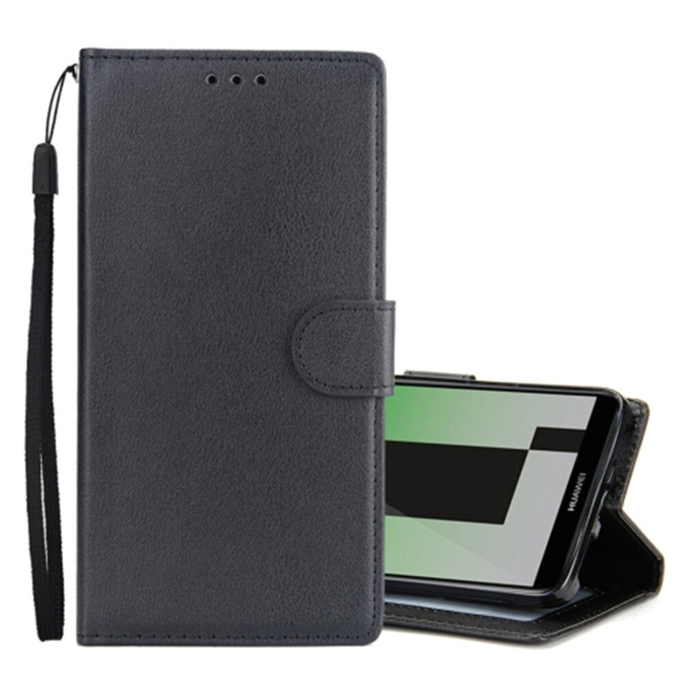 Knead Skin Texture Horizontal Flip Leather Case For Huawei Mate 10 Lite, With Photo Frame & Holder & Card Slots & Wallet & Lanyard(Black) Black 777178620018