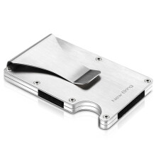 Summer Slim Credit Card Holder Aluminium ID Card Holder Man Wallet with Anti-theft Protection