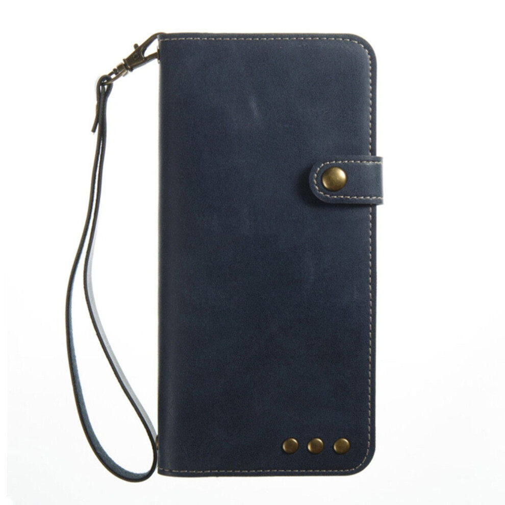 For Galaxy S8+ / G955 Retro Crazy Horse Texture Horizontal Flip Leather Case With Card Slots & Wallet & Lanyard (Black) Black 777178622463