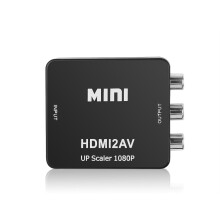 HDMI to RCA Converter AV/CVSB L/R Video Box HD 1080P 1920*1080 60Hz HDMI2AV Support NTSC PAL Output HDMI To AV