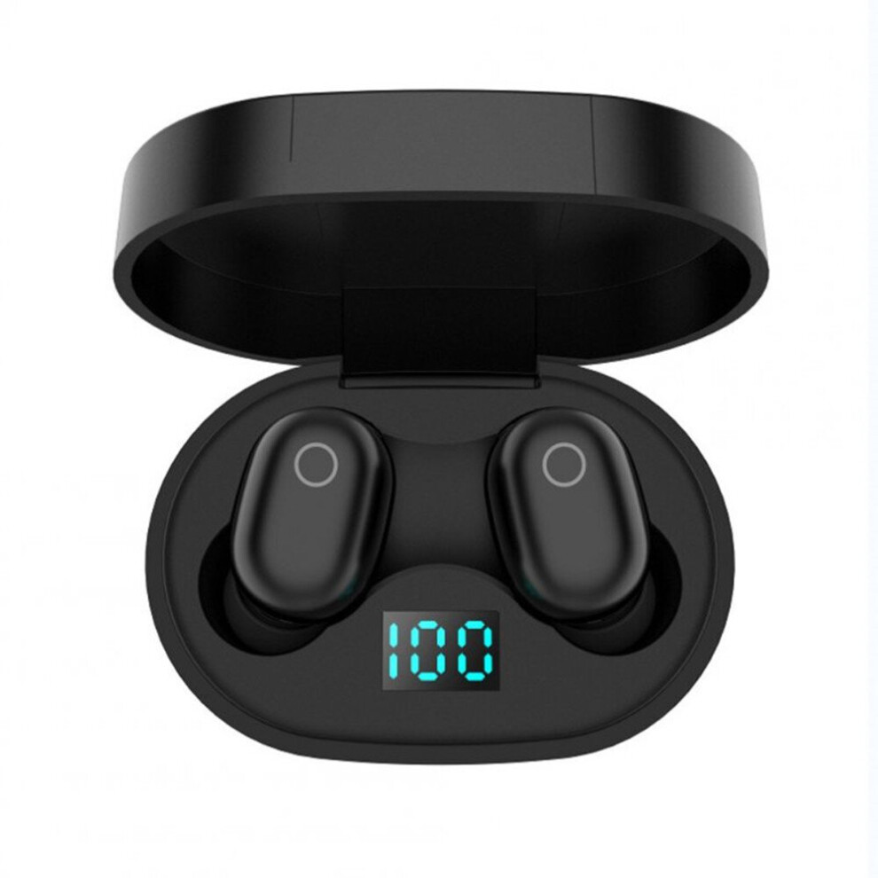 F2 Tws Bluetooth Earphone 5.0 Stereo Sport Headset Black 700000588224
