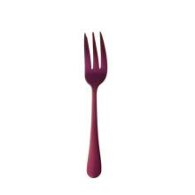 3PCS Fruit Fork Stainless Steel Cake Forks For Dessert Red Small Tea Fork Rainbow Dessert Fork For Snack Dinnerware Set Cutlery