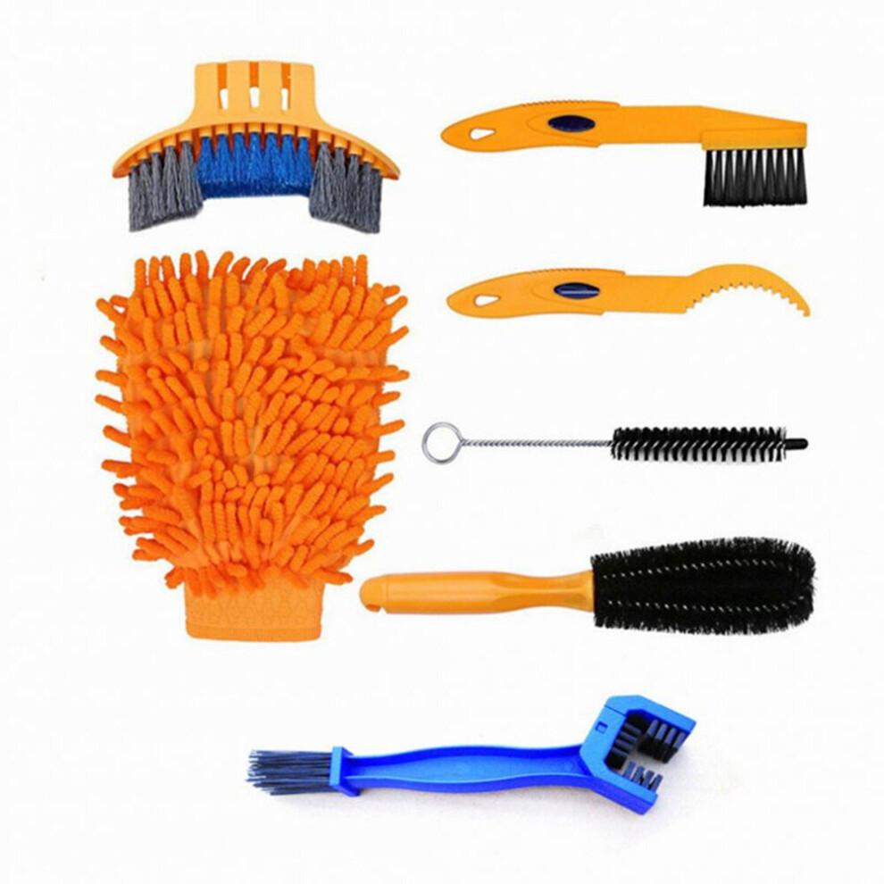 Photos - Climbing Gear Keshen Bicycle Chain Washer Set Mountain Bike Accessory Bike Too Cleaning Brush 7-piece setOne size 