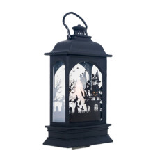 2PCS  Electric Halloween Candle Transparent Lantern LED Bar Atmosphere Decoration Supplies Haunted house