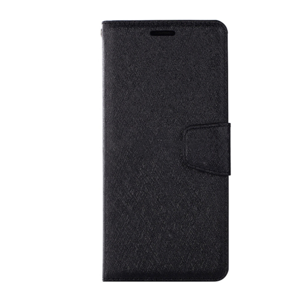 For Galaxy S9 Silk Texture Horizontal Flip Leather Case With Holder & Card Slots & Wallet & Photo Frame (Black) Black 700000663242