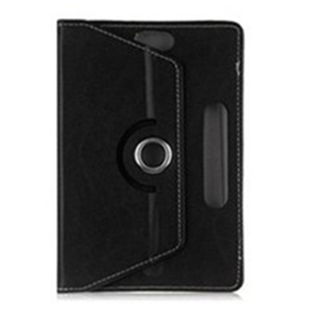 3Pcs 7 Inch Universal 360 Degree Rotating Four Hook Leather Tablet Protection Case Black_7 Inch 700000573282
