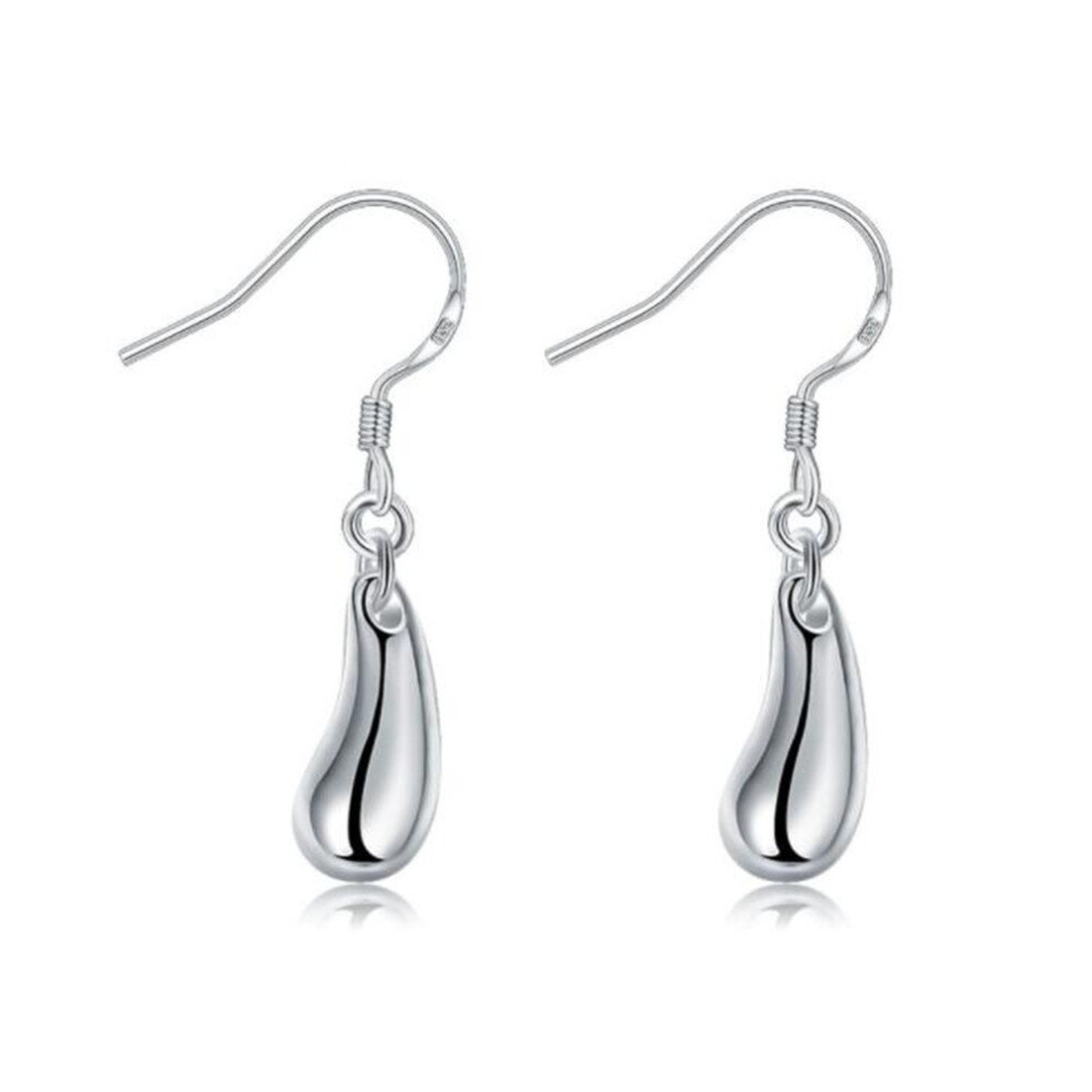 Photos - Earrings Keshen 3PCS Silver plated copper Raindrops Drop  For Woman Wedding Engagement Party Fashion Charm Jewelry 