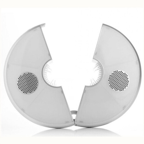 Multi-function Outdoors Bluetooth Speaker Tent Lamp Colorful 48 Lights Emergency Charge Lamp white
