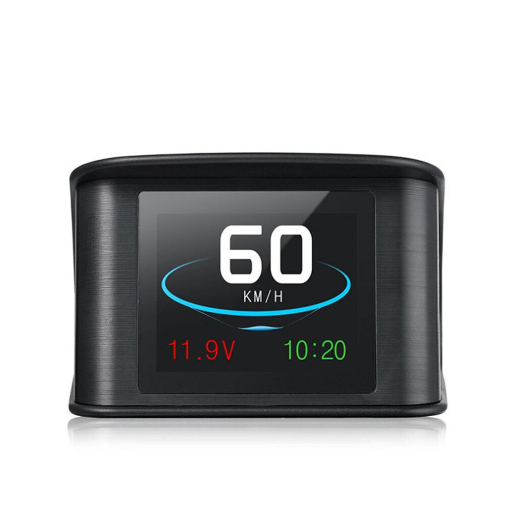 P10 Automobile Obd2 Gps Computer Car Digital Obd Driving Speedometer Mileage Fuel Voltage Temperature Tft Hud Display 7061857293413
