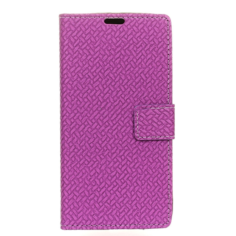For Zenfone 5 Lite/ZC600KL Texture Horizontal Flip Leather Case with Holder & Card Slots & Wallet & Photo Frame (Purple)-image-OPC-P6ZBK7V-NEW