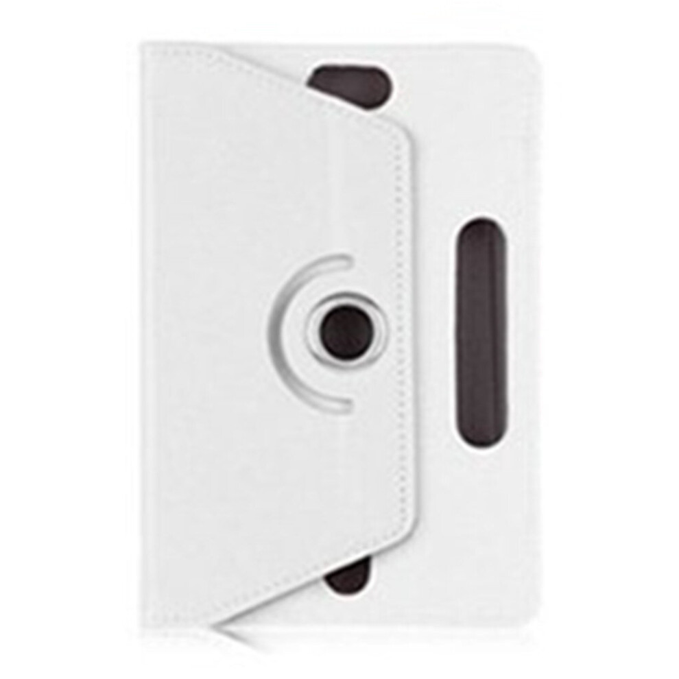 3Pcs 7 Inch Universal 360 Degree Rotating Four Hook Leather Tablet Protection Case White_7 Inch 700000573329