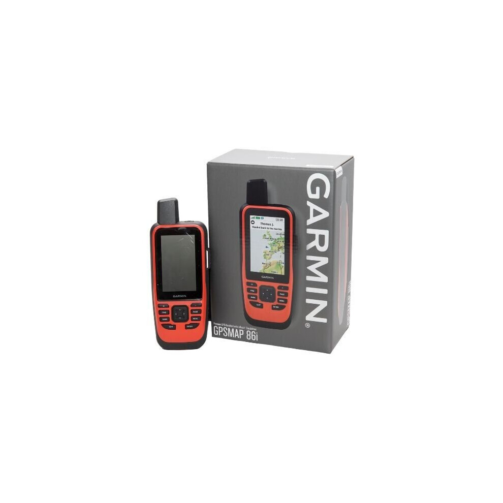 Garmin 86i Marine handheld GPS satellite communication capabilities