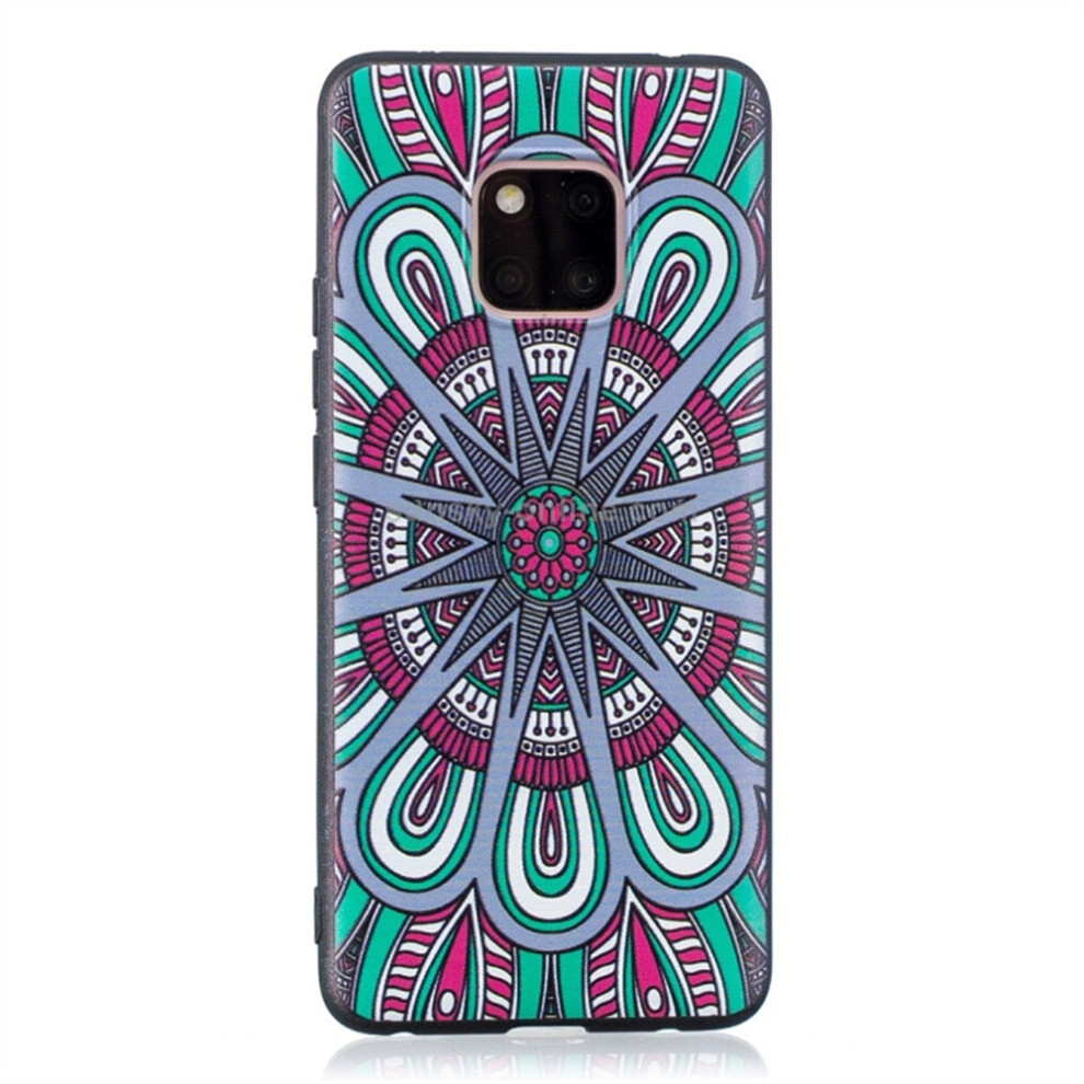 Stramonium Pattern Stereo Relief Soft Tpu Protective Case For Huawei Mate 20 Pro 700000665789