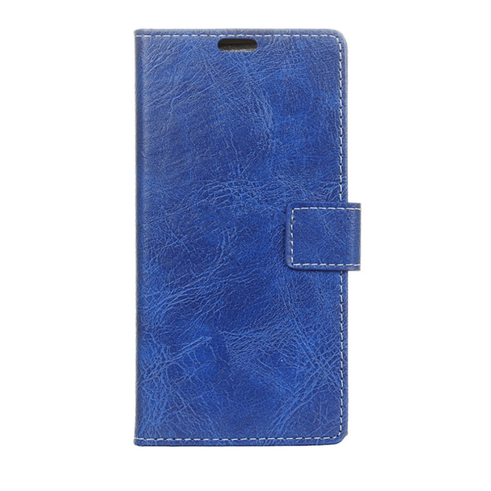 For Huawei P20 Retro Crazy Horse Texture Horizontal Flip Leather Case With Holder & Card Slots & Wallet & Photo Frame(Blue) Blue 777178620049