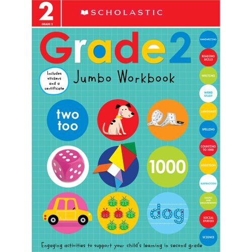 Second Grade Jumbo Workbook: Scholastic Early Learners (Jumbo Workbook) | Paperback