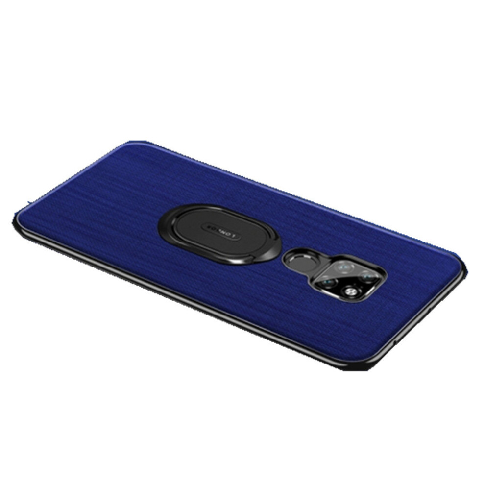 Shockproof Pc + Tpu Case For Huawei Mate 20, With Metal Holder (Blue) Blue 700000647594
